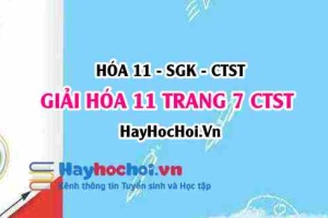 Giải Hóa 11 trang 7 Chân trời sáng tạo